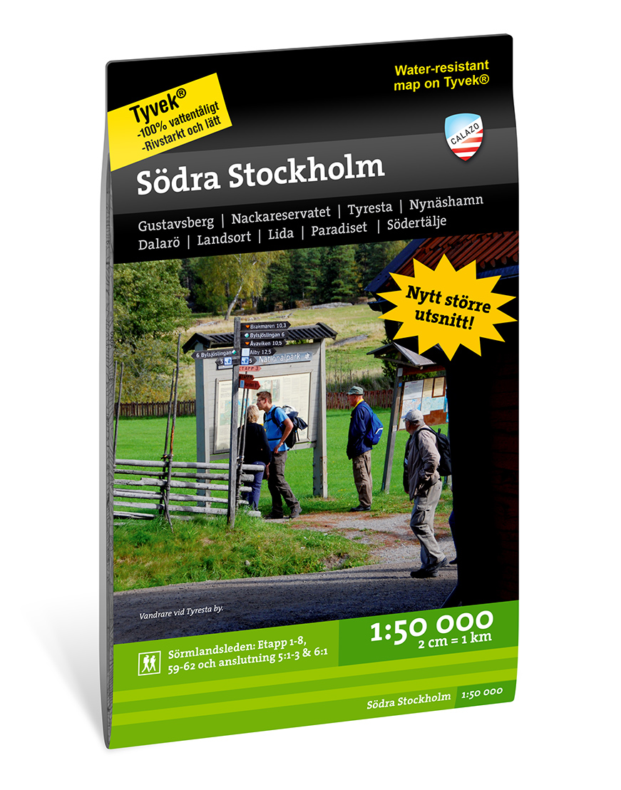 CAL-093 Södra Stockholm wandelkaart 1:50.000 9789188335517 Calazo Calazo Zweden midden Wandelkaarten Stockholm CAL-093 Södra Stockholm wandelkaart 1:50.000 9789188335517 Calazo Calazo Zweden midden Wandelkaarten Stockholm