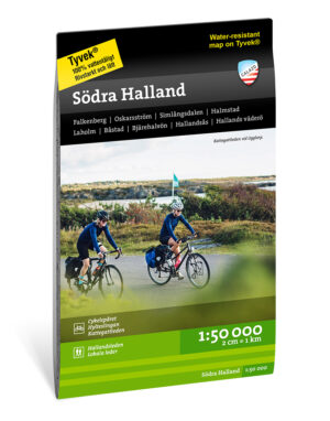 CAL-133  Södra Halland | wandelkaart 1:50.000 9789188335920  Calazo Calazo Zweden zuid  Wandelkaarten Zuid-Zweden
