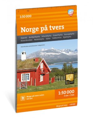 CAL-062  Norge på tvers | wandelkaart 1:50.000 9789188779694  Calazo Calazo Noorwegen midden  Wandelkaarten Midden-Noorwegen