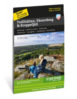 CAL-110  Trollhättan Vänersborg & Kroppefjäll | wandelkaart 1:50.000 9789189371866  Calazo Calazo Zweden zuid  Wandelkaarten Zuid-Zweden