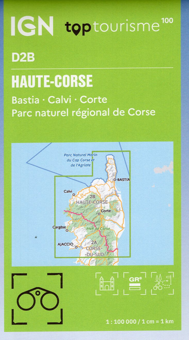 TCD-02B Haute-Corse | overzichtskaart / fietskaart 1:100.000 9782758553298 IGN TOP 100 Départemental Fietskaarten, Landkaarten en wegenkaarten Corsica TCD-02B Haute-Corse | overzichtskaart / fietskaart 1:100.000 9782758553298 IGN TOP 100 Départemental Fietskaarten, Landkaarten en wegenkaarten Corsica
