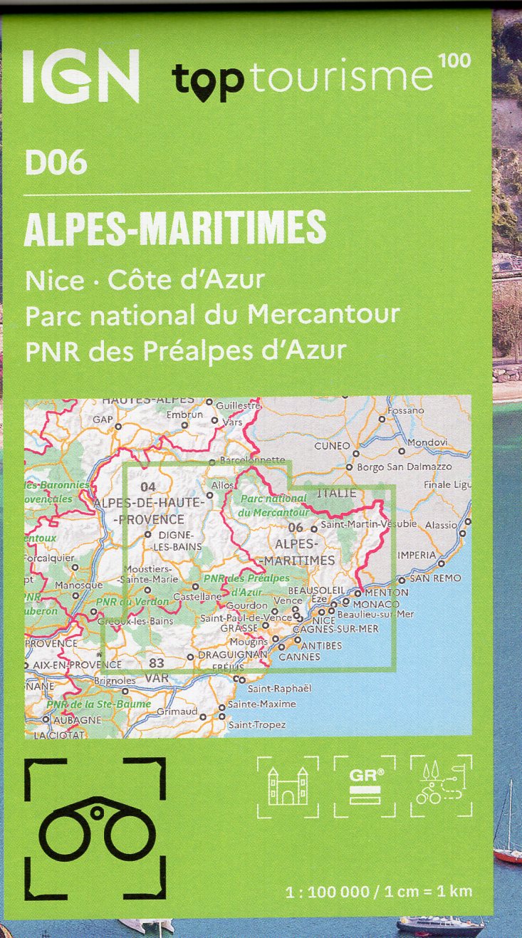 TCD-06 Alpes Maritimes, Nice, Côte-d'Azur | overzichtskaart / fietskaart 1:100.000 9782758553304 IGN TOP 100 Départemental Fietskaarten, Landkaarten en wegenkaarten Mercantour, Alpes-Maritimes TCD-06 Alpes Maritimes, Nice, Côte-d'Azur | overzichtskaart / fietskaart 1:100.000 9782758553304 IGN TOP 100 Départemental Fietskaarten, Landkaarten en wegenkaarten Mercantour, Alpes-Maritimes