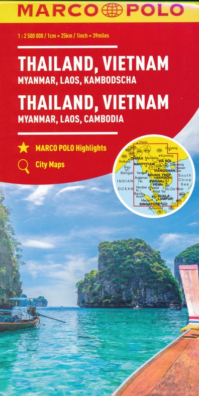 wegenkaart / overzichtskaart Thailand / Vietnam / Myanmar / Laos / Cambodja 9783575018694 Marco Polo Landkaarten en wegenkaarten Zuid-Oost Azië wegenkaart / overzichtskaart Thailand / Vietnam / Myanmar / Laos / Cambodja 9783575018694 Marco Polo Landkaarten en wegenkaarten Zuid-Oost Azië