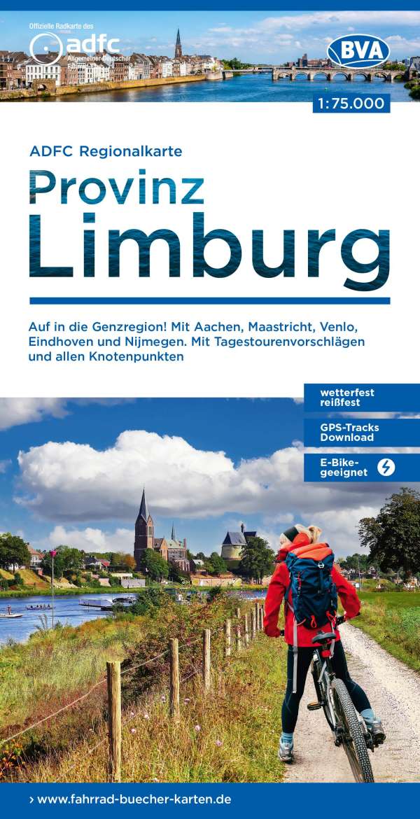 Limburg (NL) fietskaart 1:75.000 9783969902097 ADFC / BVA ADFC Regionalkarte Fietskaarten Maastricht en Zuid-Limburg, Noord- en Midden-Limburg Limburg (NL) fietskaart 1:75.000 9783969902097 ADFC / BVA ADFC Regionalkarte Fietskaarten Maastricht en Zuid-Limburg, Noord- en Midden-Limburg