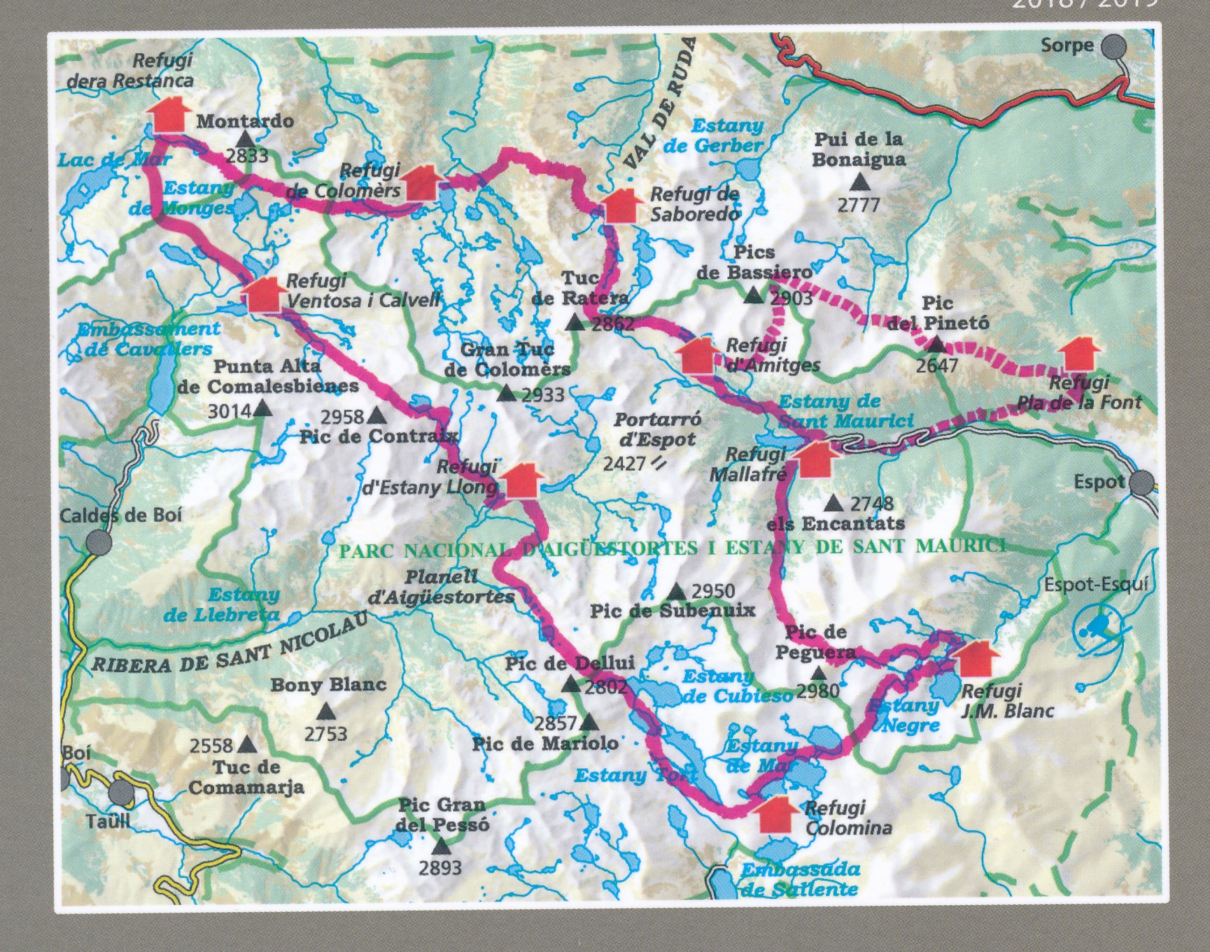 wandelkaart Carros de Foc 1:25.000 9788470110993 Editorial Alpina Meerdaagse wandelroutes, Wandelkaarten Catalonië wandelkaart Carros de Foc 1:25.000 9788470110993 Editorial Alpina Meerdaagse wandelroutes, Wandelkaarten Catalonië