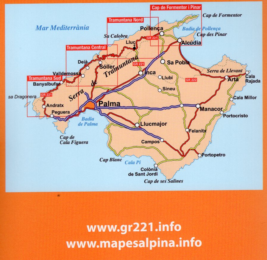 wandelkaart Serra de Tramuntana (Mallorca) 9788470111006 Editorial Alpina Meerdaagse wandelroutes, Wandelkaarten Mallorca wandelkaart Serra de Tramuntana (Mallorca) 9788470111006 Editorial Alpina Meerdaagse wandelroutes, Wandelkaarten Mallorca