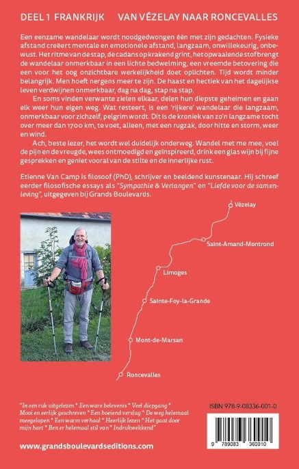 Dicht bij de hemel maar eerst iets eten | Etienne Van Camp 9789083360010 Etienne Van Camp Grands Boulevards Santiago de Compostela, Wandelreisverhalen Europa Dicht bij de hemel maar eerst iets eten | Etienne Van Camp 9789083360010 Etienne Van Camp Grands Boulevards Santiago de Compostela, Wandelreisverhalen Europa