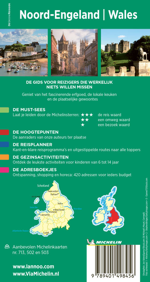 Noord-Engeland, Wales | Michelin reisgids 9789401498456 Michelin Michelin Groene gidsen Reisgidsen Noordoost-Engeland, Wales Noord-Engeland, Wales | Michelin reisgids 9789401498456 Michelin Michelin Groene gidsen Reisgidsen Noordoost-Engeland, Wales