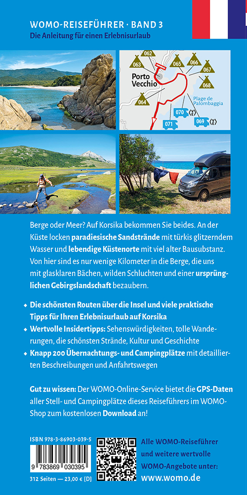 campergids Frankrijk: Corsica - Korsika 9783869030395 Womo mit dem Wohnmobil Op reis met je camper, Reisgidsen Corsica campergids Frankrijk: Corsica - Korsika 9783869030395 Womo mit dem Wohnmobil Op reis met je camper, Reisgidsen Corsica