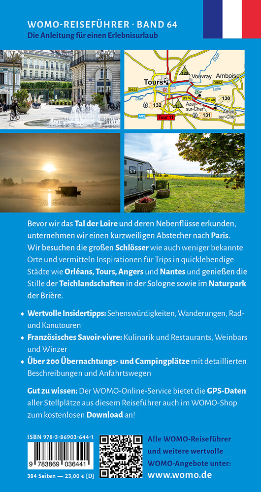 campergids Frankrijk: het Loiredal | Tal der Loire (und Paris) 9783869036441 Womo mit dem Wohnmobil Op reis met je camper, Reisgidsen Loire & Centre campergids Frankrijk: het Loiredal | Tal der Loire (und Paris) 9783869036441 Womo mit dem Wohnmobil Op reis met je camper, Reisgidsen Loire & Centre