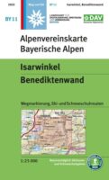 Alpenverein wandelkaart BY-11 Isarwinkel, Benediktenwand 1:25.000 9783948256302  Deutscher AlpenVerein Alpenvereinskarten  Wandelkaarten Beierse Alpen