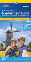 Niederrhein Nord, fietskaart  1:75.000 9783969901915  ADFC / BVA ADFC Regionalkarte  Fietskaarten Niederrhein