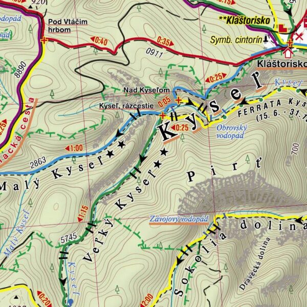 SHO-702 Západné Tatry wandelkaart Westelijke Tatra 1:25.000 9788072247769  SHOCart   Wandelkaarten Slowakije