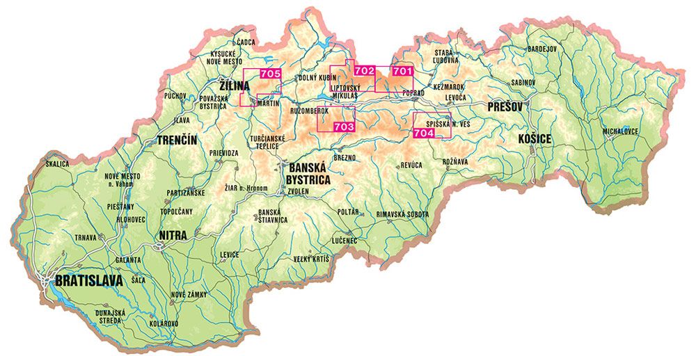 SHO-703 Nízke Tatry wandelkaart Lage Tatra 1:25.000 9788072247776 SHOCart Wandelkaarten Slowakije SHO-703 Nízke Tatry wandelkaart Lage Tatra 1:25.000 9788072247776 SHOCart Wandelkaarten Slowakije