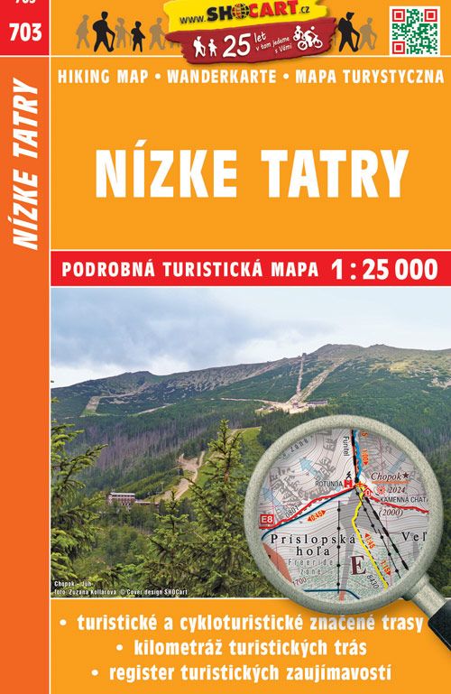 SHO-703 Nízke Tatry wandelkaart Lage Tatra 1:25.000 9788072247776 SHOCart Wandelkaarten Slowakije SHO-703 Nízke Tatry wandelkaart Lage Tatra 1:25.000 9788072247776 SHOCart Wandelkaarten Slowakije