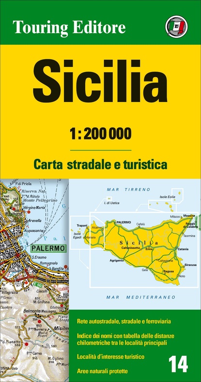 TCI-14 Sicilia 1:200.000 9788836581573 TCI Italië Wegenkaarten Landkaarten en wegenkaarten Sicilië TCI-14 Sicilia 1:200.000 9788836581573 TCI Italië Wegenkaarten Landkaarten en wegenkaarten Sicilië