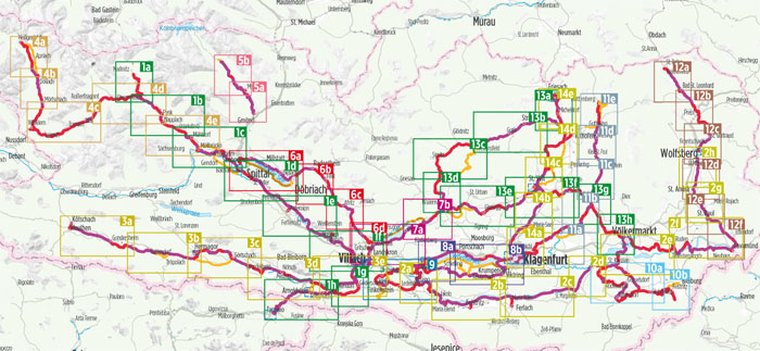 Bikeline Kärnten, Radatlas | fietsgids 9783711101976 Esterbauer Bikeline Fietsgidsen Karinthië Bikeline Kärnten, Radatlas | fietsgids 9783711101976 Esterbauer Bikeline Fietsgidsen Karinthië