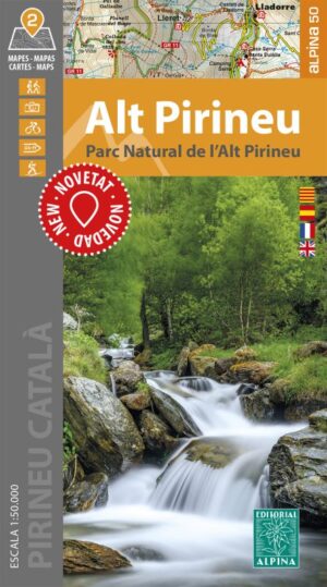 wandelkaart Alt Pirineu, Parc Natural 1:50.000 | set van 2 kaarten 9788470111181  Editorial Alpina   Wandelkaarten Spaanse Pyreneeën