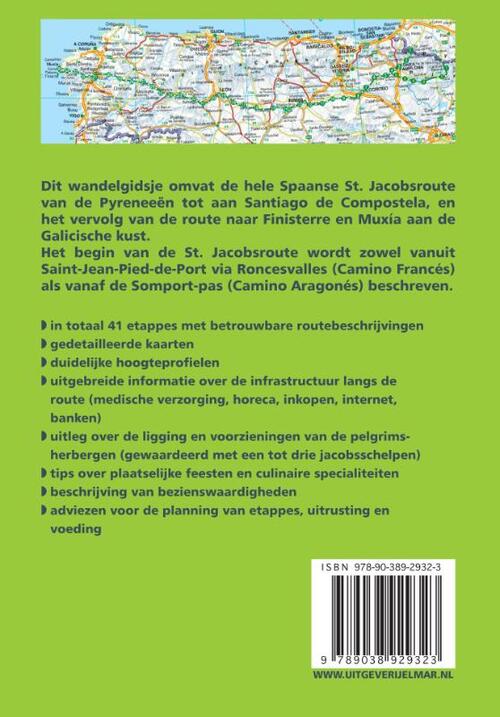 Rother wandelgids Spaanse St. Jacobsroute 9789038929323 Elmar RWG Meerdaagse wandelroutes, Santiago de Compostela, Wandelgidsen Santiago de Compostela, de Spaanse routes Rother wandelgids Spaanse St. Jacobsroute 9789038929323 Elmar RWG Meerdaagse wandelroutes, Santiago de Compostela, Wandelgidsen Santiago de Compostela, de Spaanse routes