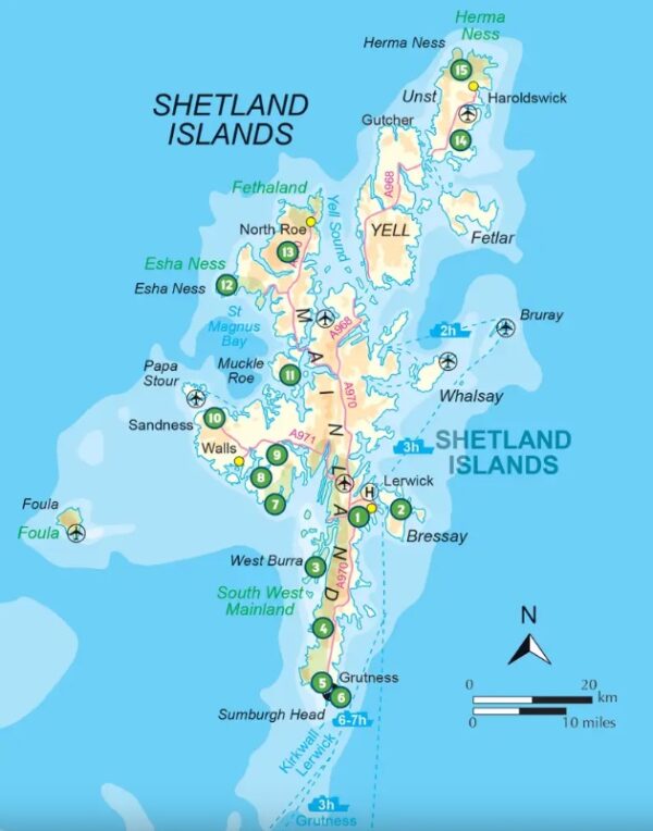 Shetland Islands, 15 Short Walks | wandelgids Shetlands 9781786311948  Cicerone Press   Wandelgidsen Shetland & Orkney