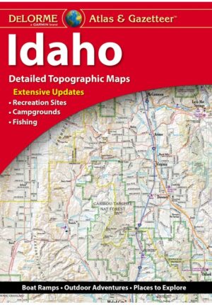 Idaho Delorme Atlas & Gazetteer 9781946494566  Delorme Delorme Atlassen  Wegenatlassen 