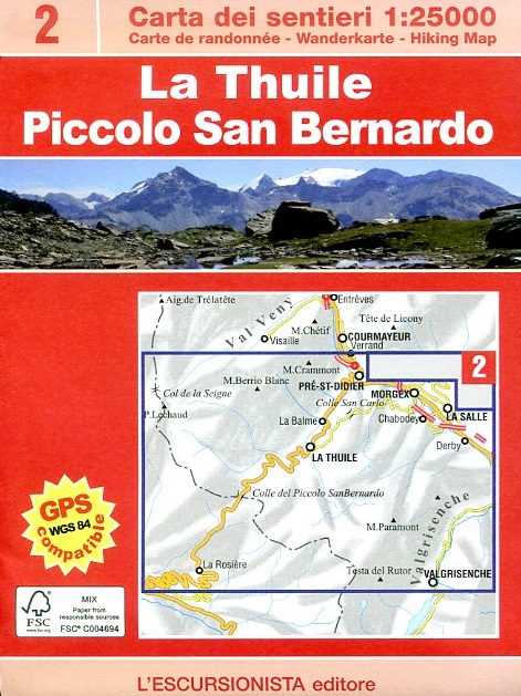 ESC-02 La Thuile, Piccolo San Bernardino | wandelkaart 1:25.000 9788898520701 Escursionista Carta dei Sentieri 1:25.000 Wandelkaarten Aosta, Gran Paradiso ESC-02 La Thuile, Piccolo San Bernardino | wandelkaart 1:25.000 9788898520701 Escursionista Carta dei Sentieri 1:25.000 Wandelkaarten Aosta, Gran Paradiso