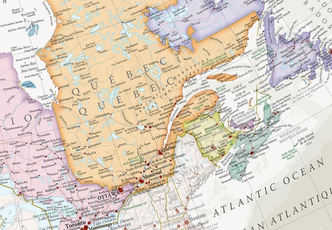 Canada 1:5.700.000, wandkaart 9781913834630 MAPS International Wandkaarten Canada Canada 1:5.700.000, wandkaart 9781913834630 MAPS International Wandkaarten Canada