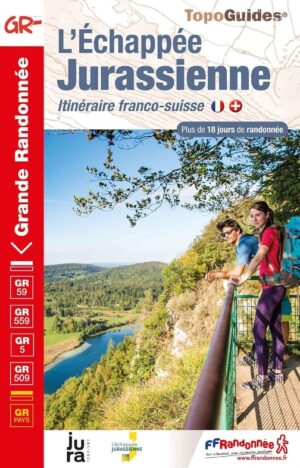 TG-390 l'Échappée Jurassienne | wandelgids GR59 9782751412288  FFRP topoguides à grande randonnée  Meerdaagse wandelroutes, Wandelgidsen Franse Jura