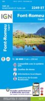 wandelkaart 2249ET Font Romeu, Capcir 1:25.000 9782758553663  IGN IGN 25 Franse Pyreneeën  Wandelkaarten Franse Pyreneeën