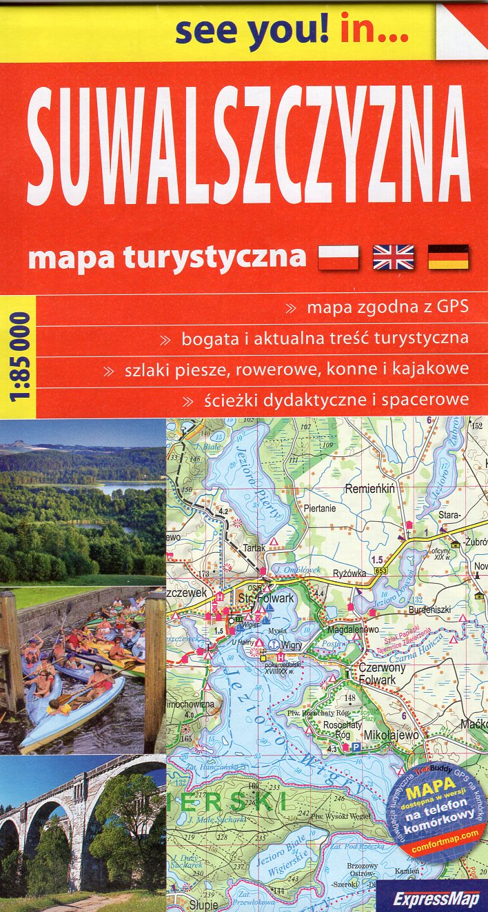 Suwalki regio (Suwalszczyzna) wandelkaart / fietskaart 1:85.000 9788375469486 ExpressMap Wandelkaarten Noordoost-Polen met Mazurië Suwalki regio (Suwalszczyzna) wandelkaart / fietskaart 1:85.000 9788375469486 ExpressMap Wandelkaarten Noordoost-Polen met Mazurië