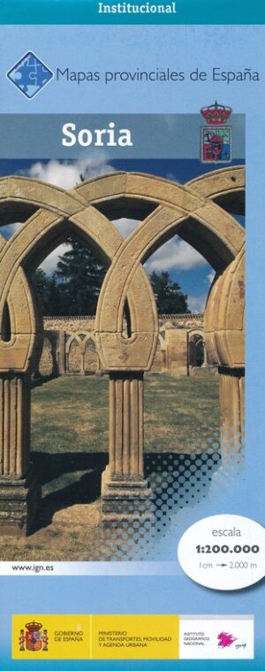 Prov.: Soria 1:200.000 9788441665378  CNIG Provinciekaarten Spanje  Landkaarten en wegenkaarten Noordwest-Spanje