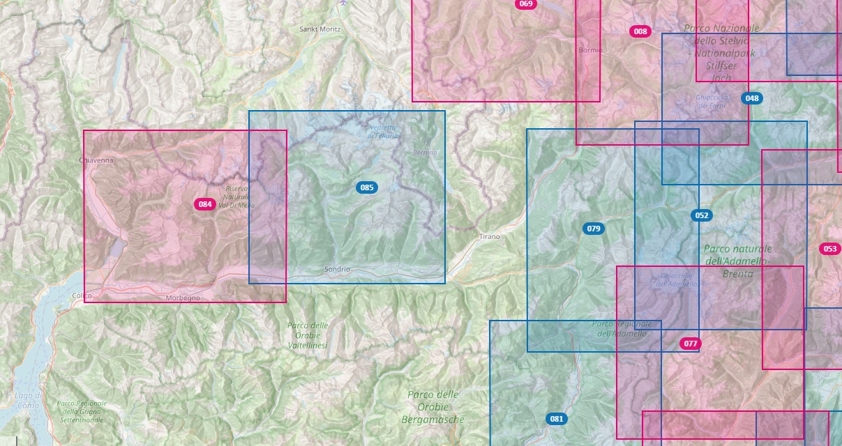 TAB-084 Val Masino / Val di Mello / Val Codera wandelkaart 9788883151965 Tabacco Tabacco 1:25.000 Wandelkaarten Milaan, Lombardije, Italiaanse Meren TAB-084 Val Masino / Val di Mello / Val Codera wandelkaart 9788883151965 Tabacco Tabacco 1:25.000 Wandelkaarten Milaan, Lombardije, Italiaanse Meren