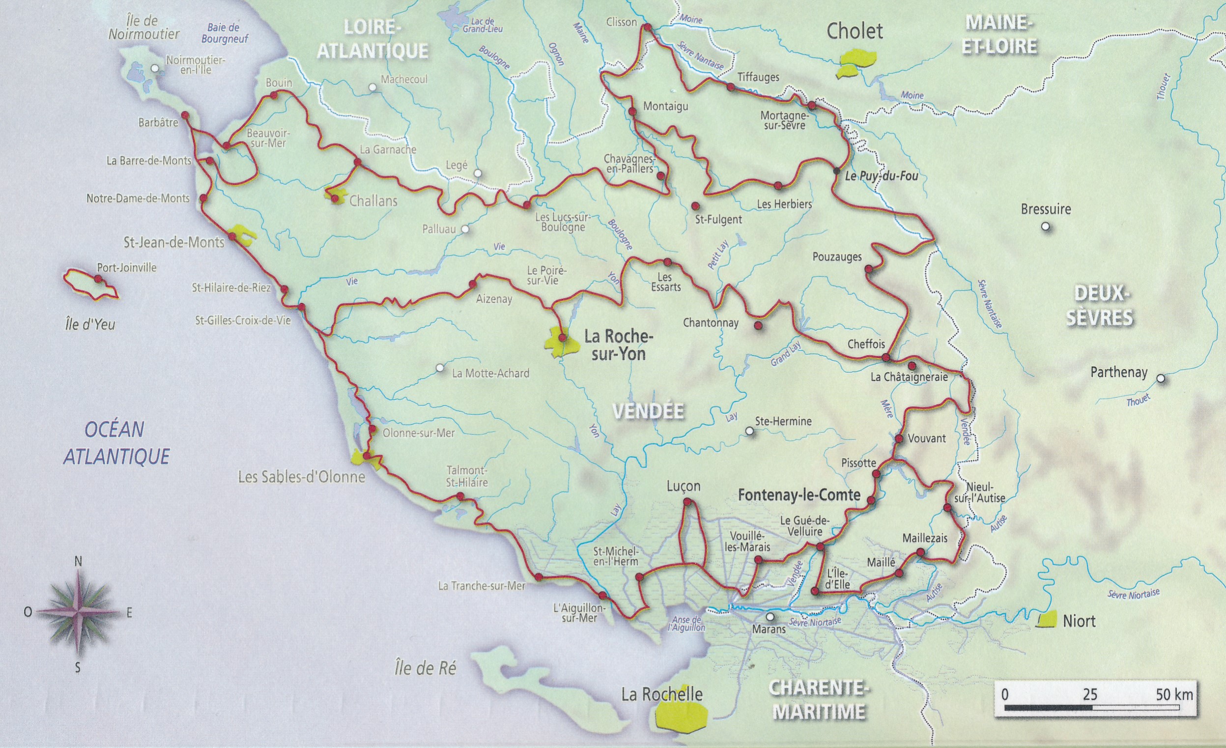 fietsgids La Vendée à vélo: de la mer au bocage 9782737389573 Ouest France Fietsgidsen, Meerdaagse fietsvakanties Vendée, Charente fietsgids La Vendée à vélo: de la mer au bocage 9782737389573 Ouest France Fietsgidsen, Meerdaagse fietsvakanties Vendée, Charente