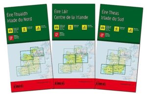Ierland (set van 3 kaarten) | autokaart, wegenkaart 1:150.000 9783707923223  Freytag & Berndt   Fietskaarten, Landkaarten en wegenkaarten Ierland