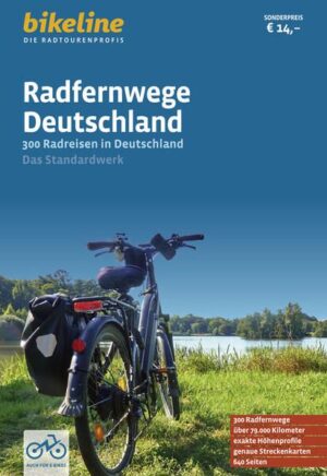 Bikeline RadFernWege Deutschland | fietsgids Duitsland 9783711102546  Esterbauer Bikeline  Fietsgidsen, Meerdaagse fietsvakanties Duitsland