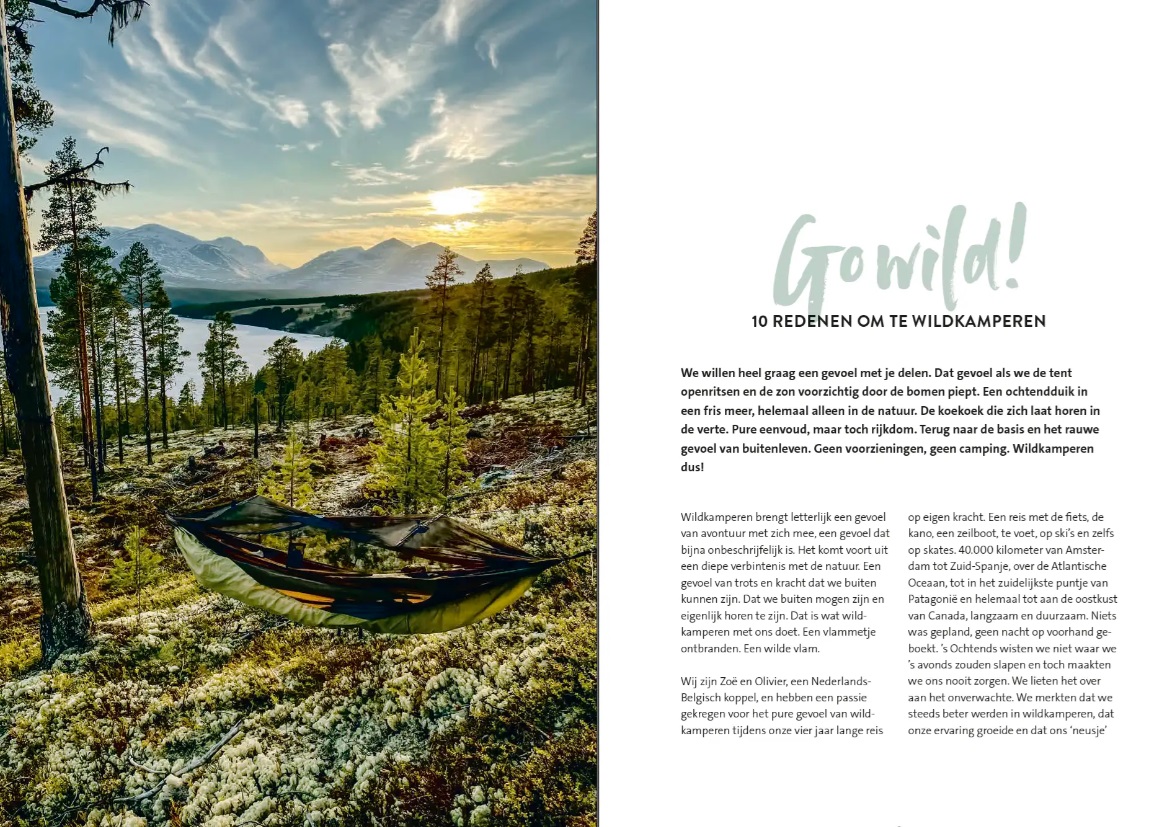 Wild Kamperen | Zoë Agasi en Olivier van Herck 9789043934336 Zoë Agasi en Olivier van Herck Kosmos Campinggidsen Europa Wild Kamperen | Zoë Agasi en Olivier van Herck 9789043934336 Zoë Agasi en Olivier van Herck Kosmos Campinggidsen Europa