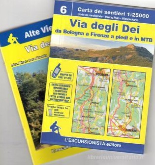 Via Degli Dei | wandelkaart Godenweg 1:25.000 (met een gidsje) 9791280163639 Escursionista Lopen naar Rome, Meerdaagse wandelroutes, Wandelkaarten Bologna, Emilia-Romagna, Toscane, Florence Via Degli Dei | wandelkaart Godenweg 1:25.000 (met een gidsje) 9791280163639 Escursionista Lopen naar Rome, Meerdaagse wandelroutes, Wandelkaarten Bologna, Emilia-Romagna, Toscane, Florence