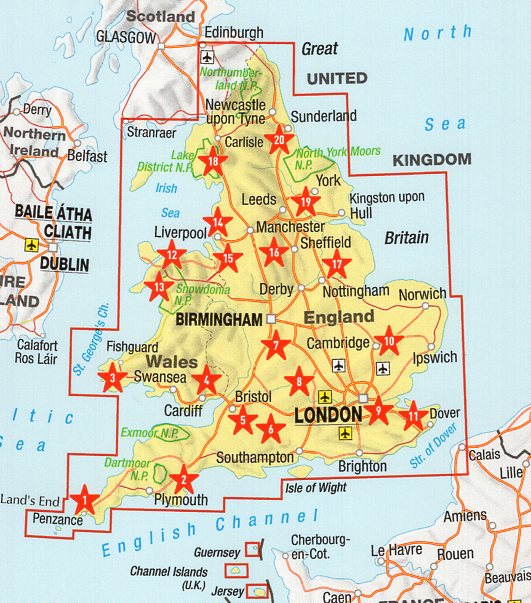 Engeland & Wales wegenkaart / overzichtskaart 1:350.000 9783575021663 Marco Polo Landkaarten en wegenkaarten Engeland, Wales Engeland & Wales wegenkaart / overzichtskaart 1:350.000 9783575021663 Marco Polo Landkaarten en wegenkaarten Engeland, Wales