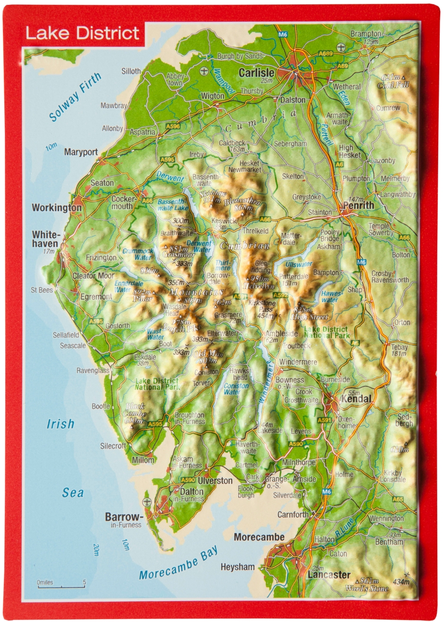 Postkaart Lake District | met reliëf 4280000664761 Georelief reliëfpostkaarten Wandkaarten Noordwest-Engeland Postkaart Lake District | met reliëf 4280000664761 Georelief reliëfpostkaarten Wandkaarten Noordwest-Engeland