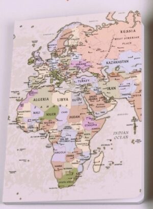 Notitieboekje A6 Wereld vintage 5425013068116  Craenen   Reisverhalen & literatuur Reisinformatie algemeen