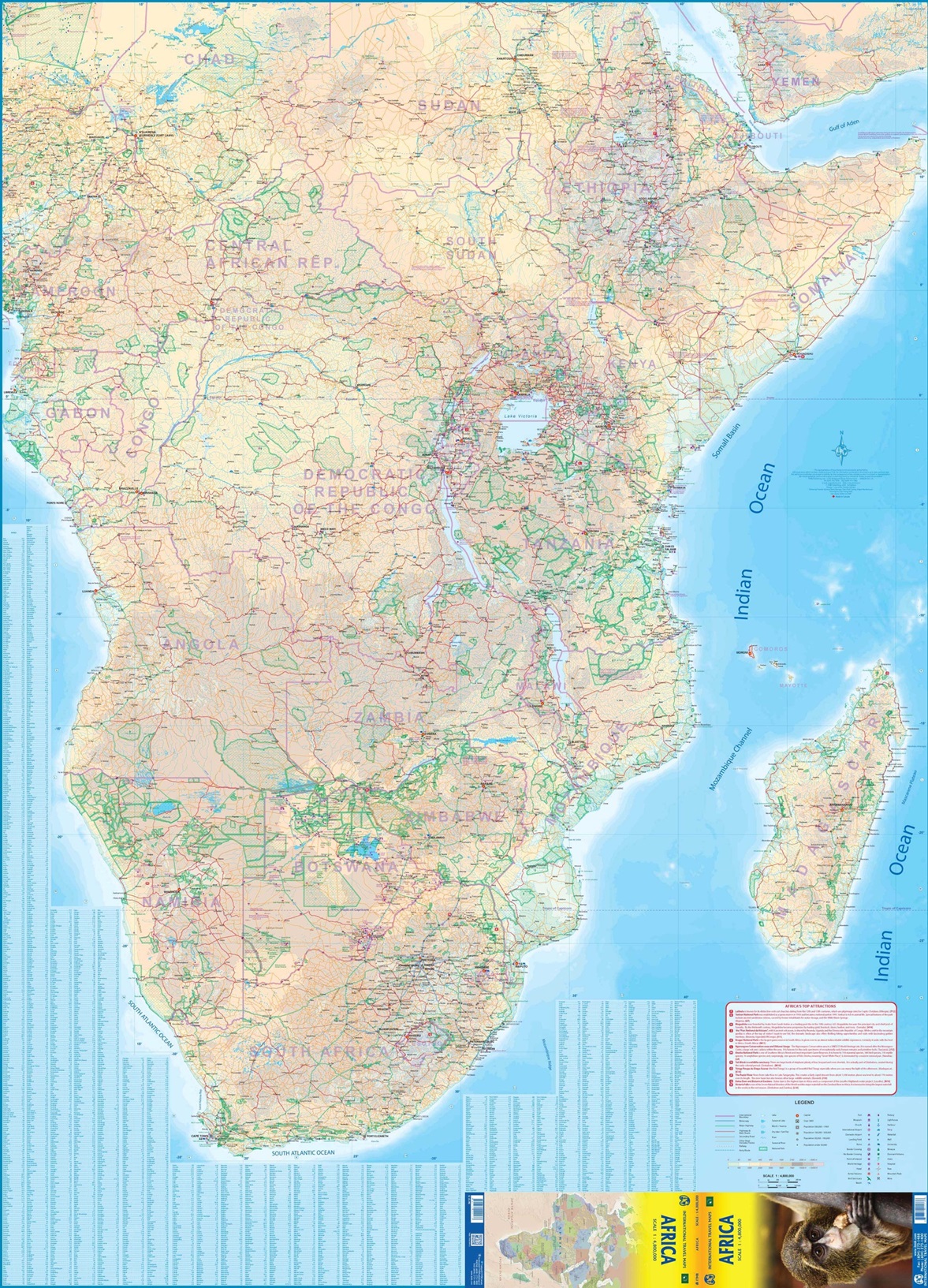 ITM Africa 1:4.800.000 | landkaart, autokaart 9781771290173 International Travel Maps Landkaarten en wegenkaarten Afrika ITM Africa 1:4.800.000 | landkaart, autokaart 9781771290173 International Travel Maps Landkaarten en wegenkaarten Afrika