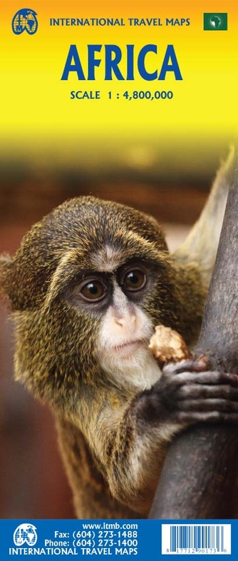 ITM Africa 1:4.800.000 | landkaart, autokaart 9781771290173 International Travel Maps Landkaarten en wegenkaarten Afrika ITM Africa 1:4.800.000 | landkaart, autokaart 9781771290173 International Travel Maps Landkaarten en wegenkaarten Afrika