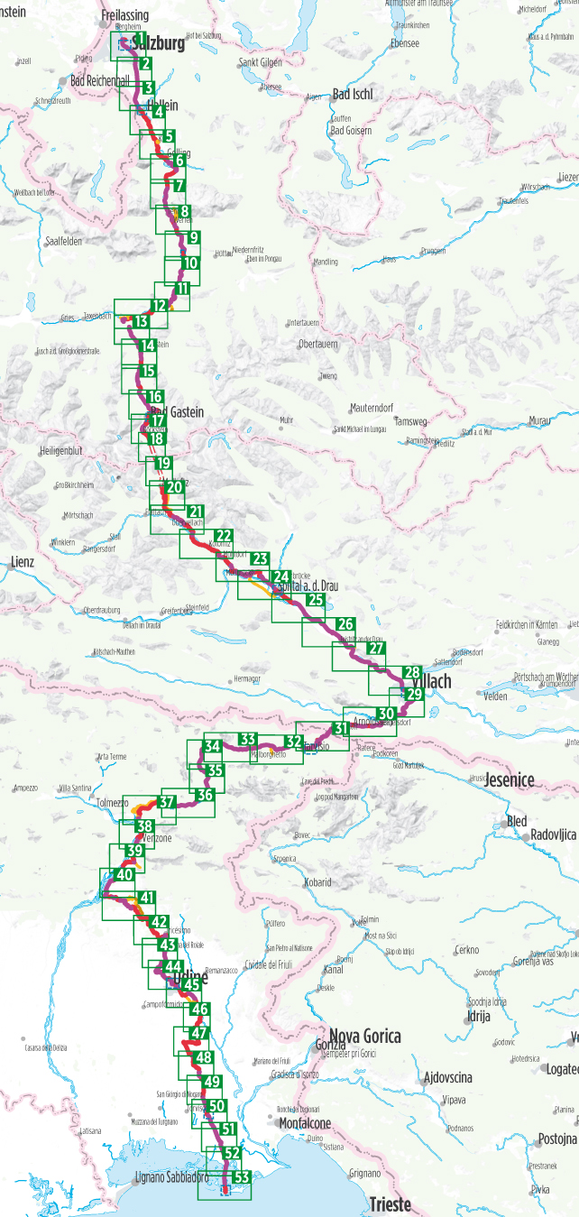 Bikeline Alpe Adria Radweg | fietsgids 9783711102294 Esterbauer Bikeline Fietsgidsen, Meerdaagse fietsvakanties Europa Bikeline Alpe Adria Radweg | fietsgids 9783711102294 Esterbauer Bikeline Fietsgidsen, Meerdaagse fietsvakanties Europa