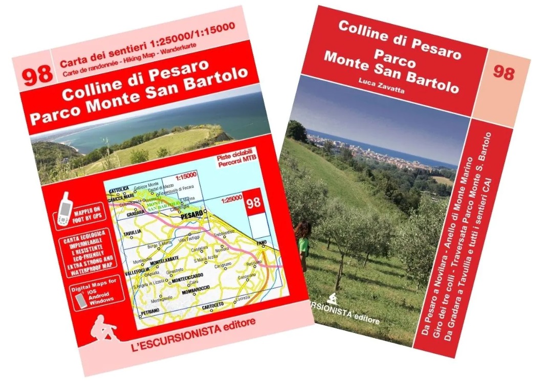 ESC-98 Colline di Pesaro | wandelkaart 1:25.000 9791280163127 Escursionista Carta dei Sentieri 1:25.000 Wandelkaarten De Marken ESC-98 Colline di Pesaro | wandelkaart 1:25.000 9791280163127 Escursionista Carta dei Sentieri 1:25.000 Wandelkaarten De Marken