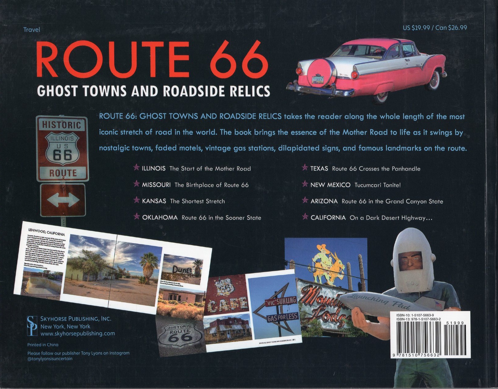 Route 66: Ghost Towns and Roadside Relics 9781510756632 Bruce Wexler Skyhorse Publishing Fotoboeken Verenigde Staten Route 66: Ghost Towns and Roadside Relics 9781510756632 Bruce Wexler Skyhorse Publishing Fotoboeken Verenigde Staten