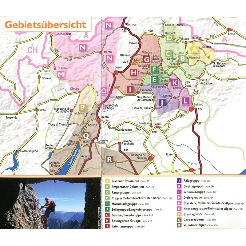 Klettersteigführer Dolomiten – Südtirol – Gardasee 9783902656322 Alpin Verlag Klimmen-bergsport Gardameer, Zuid-Tirol, Dolomieten Klettersteigführer Dolomiten – Südtirol – Gardasee 9783902656322 Alpin Verlag Klimmen-bergsport Gardameer, Zuid-Tirol, Dolomieten