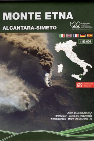 wandelkaart Etna (Monte Etna) 1:50.000 8052275704659  Global Map   Wandelkaarten Sicilië