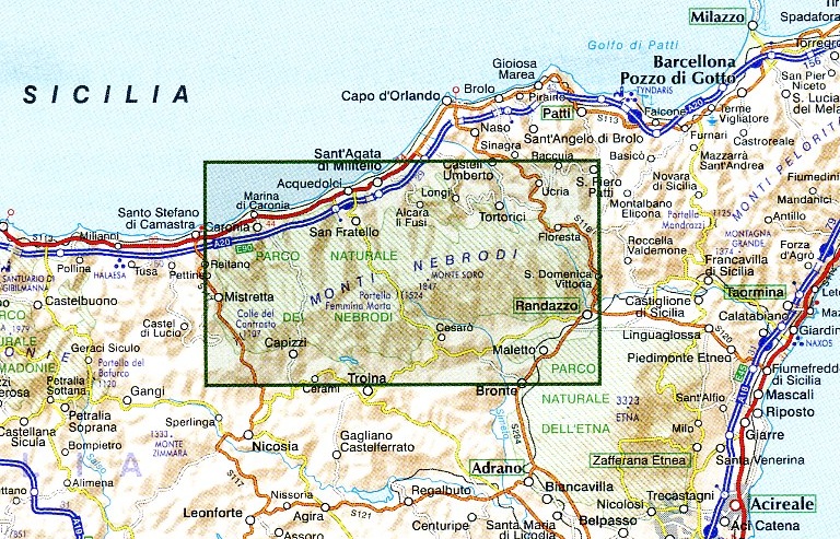 wandelkaart Parco dei Nebrodi 1:50.000 8052275704727 Global Map Wandelkaarten Sicilië wandelkaart Parco dei Nebrodi 1:50.000 8052275704727 Global Map Wandelkaarten Sicilië