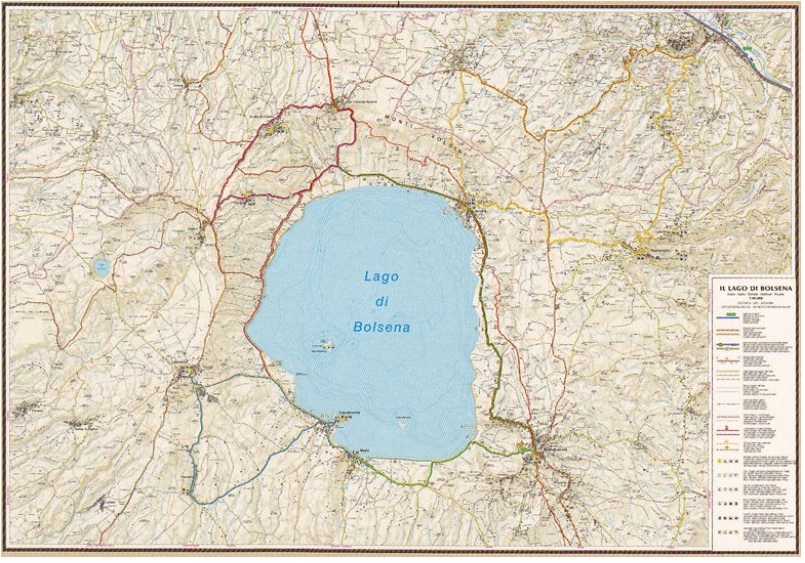 Lago di Bolsena 1:40.000 8052275707285 Global Map Wandelkaarten Rome, Lazio Lago di Bolsena 1:40.000 8052275707285 Global Map Wandelkaarten Rome, Lazio