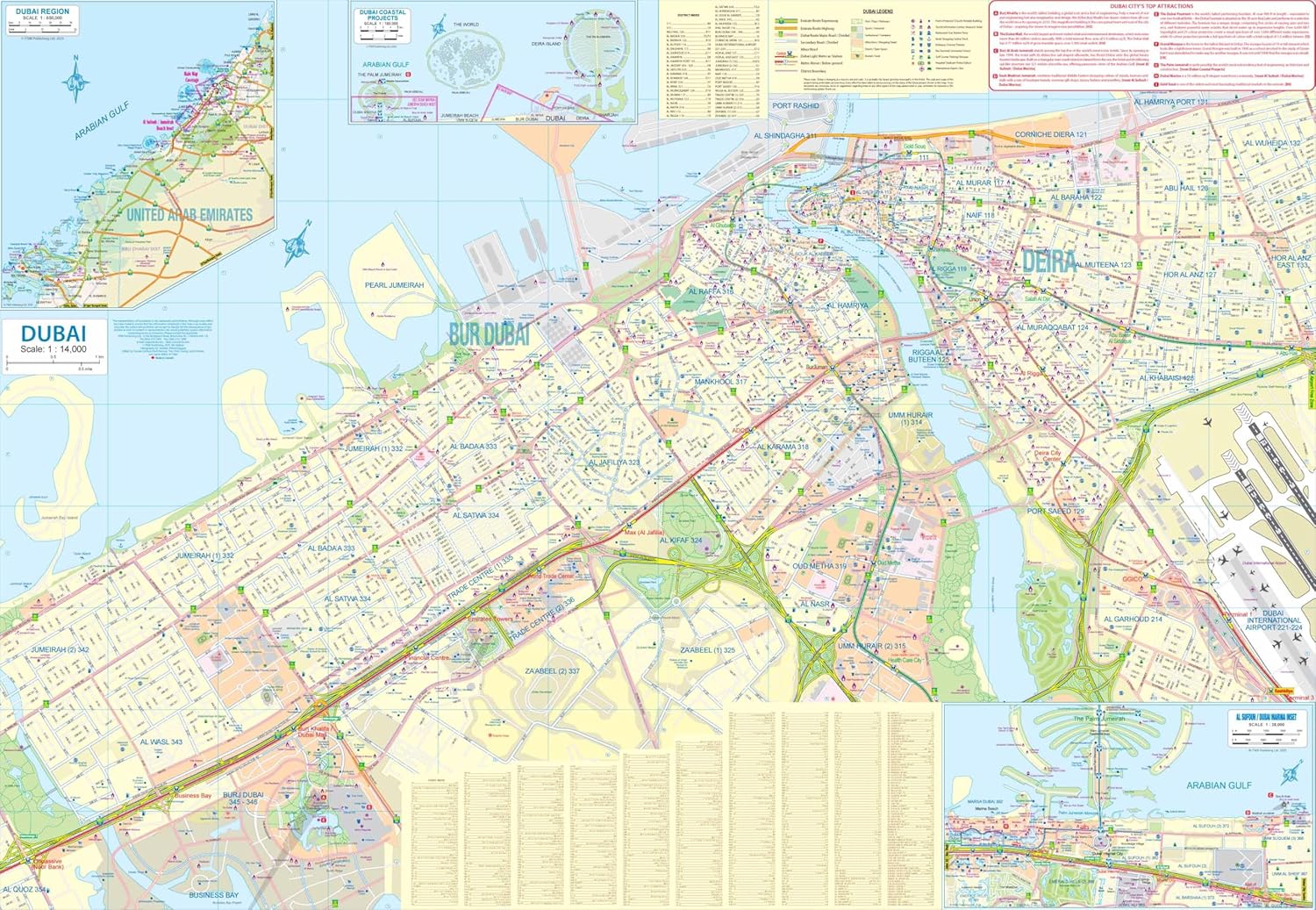 ITM Dubai | landkaart, autokaart, stadsplattegrond 1:15.000 9781771292368 International Travel Maps Landkaarten en wegenkaarten, Stadsplattegronden Dubai, Abu Dhabi ITM Dubai | landkaart, autokaart, stadsplattegrond 1:15.000 9781771292368 International Travel Maps Landkaarten en wegenkaarten, Stadsplattegronden Dubai, Abu Dhabi